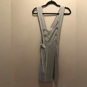 Grey Bib Dress